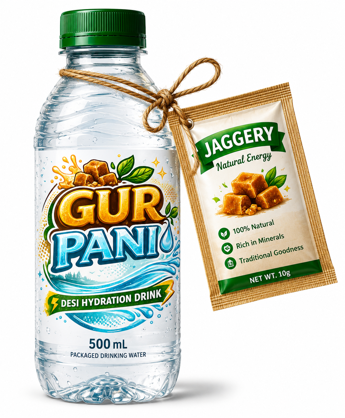 Gurpani Mineral Water with Gur Pouch